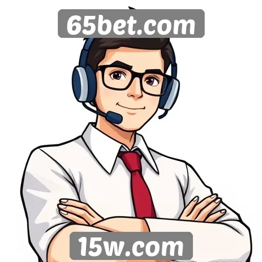 Como o suporte ao cliente opera no 65bet.com